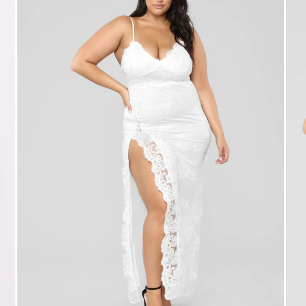 Lace Dress - White